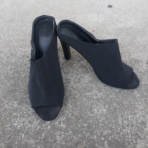 Calvin Klein Black Mules
